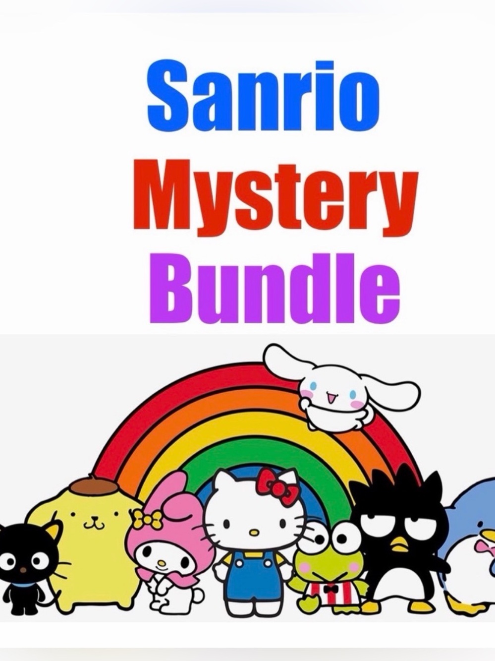 🩷SANRIO 15 Piece MYSTERY BUNDLE - Hello Kitty, Kuromi, My Melody, Cinnamoroll